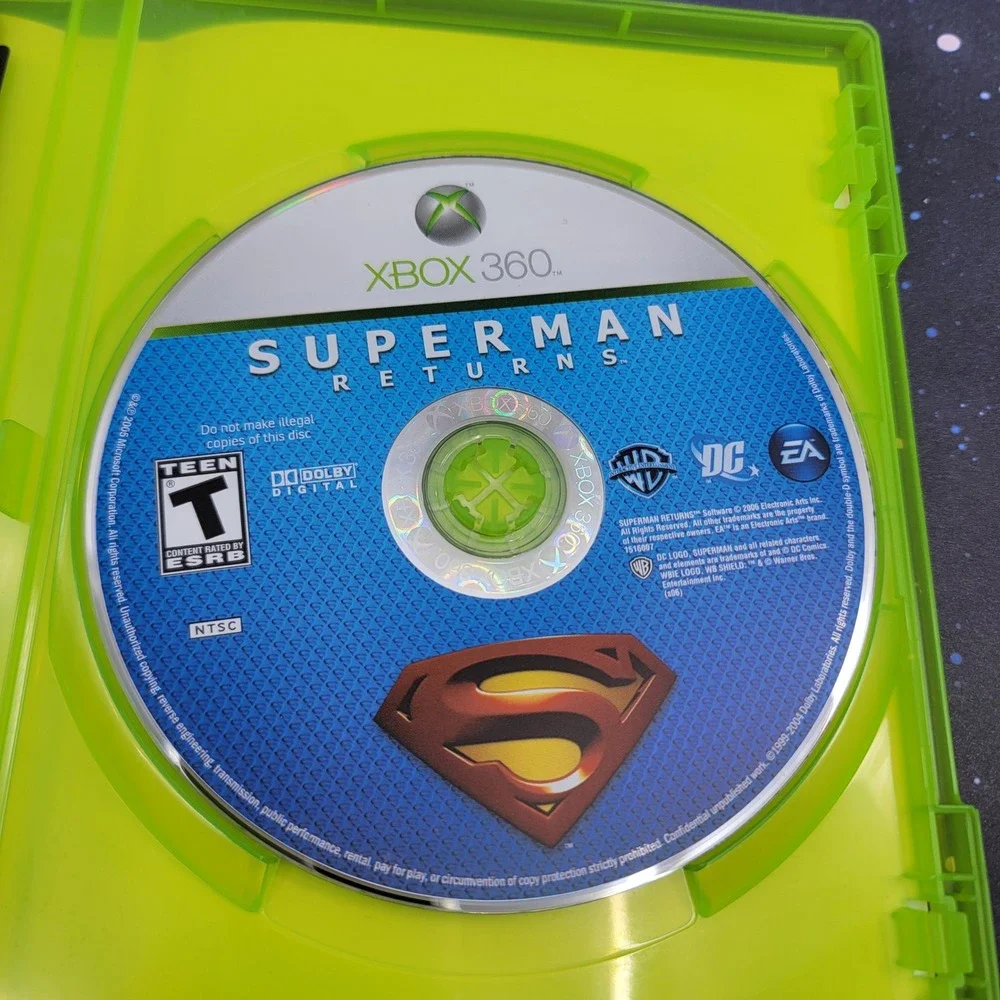 Superman Returns Xbox 360 Game DC Comics EA Games Complete with Manual CIB